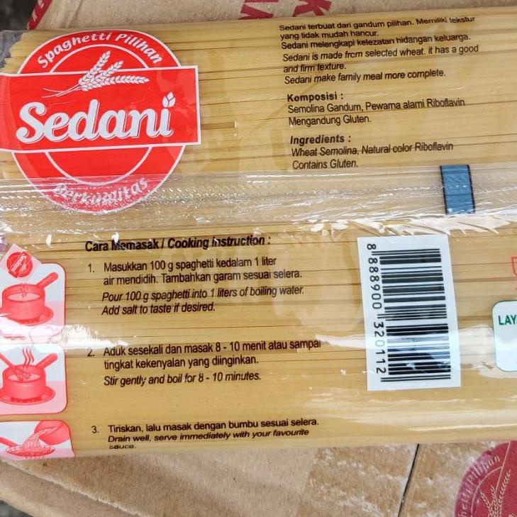 

miur Spagetti / Mie Spaghetti Sedani 1kg by Indofood Bogasari READY Grosir ♡ 34