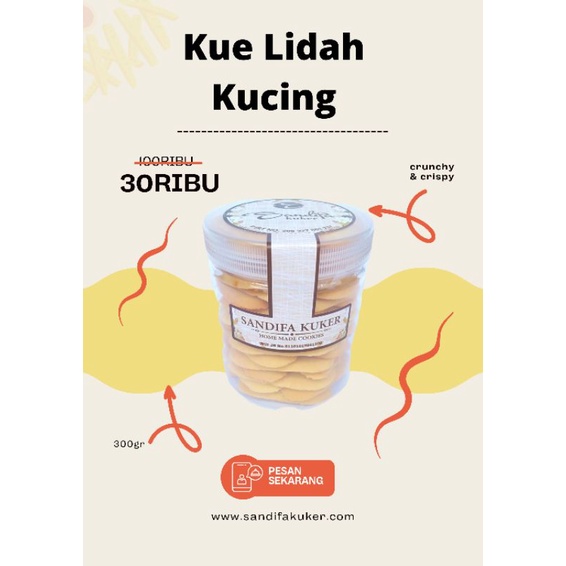 

Kue lidah kucing Special