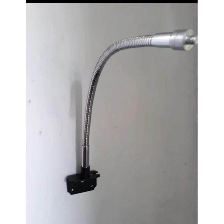 Stand standing mic tempel dinding/wall bracket mic spiral panjang 40cm