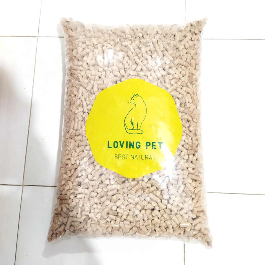 GRAB/GOJEK Pasir kayu LOVING PET kucing dan hewan 10kg