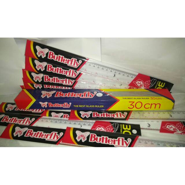 

Penggaris Butterfly 30 cm