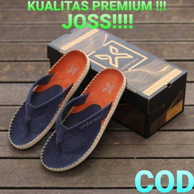 UNDERSIX SANDAL JEPIT DISTRO MURAH /SANDAL ANTI SLIP TEBAL