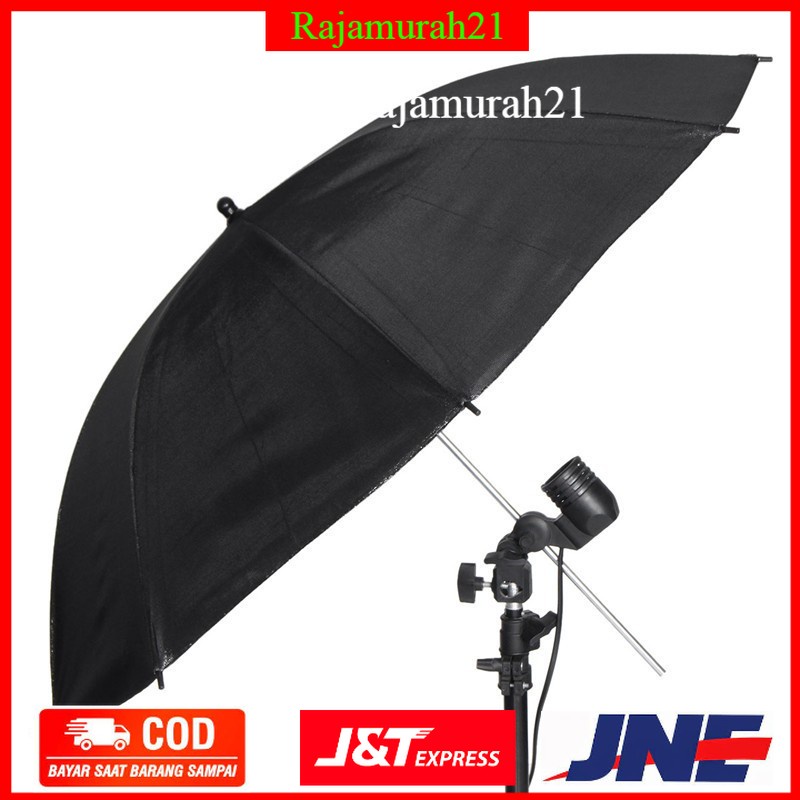 PROMO TaffSTUDIO Payung Studio Reflective Photography 80 CM - Black