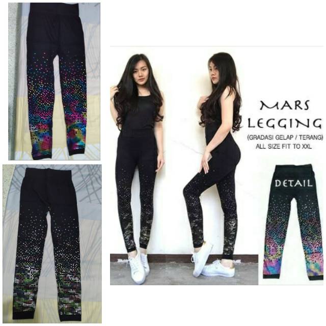 Mars Legging yoga celana senam import big size bigsize jumbo leging sport gym olahraga fitness zumba