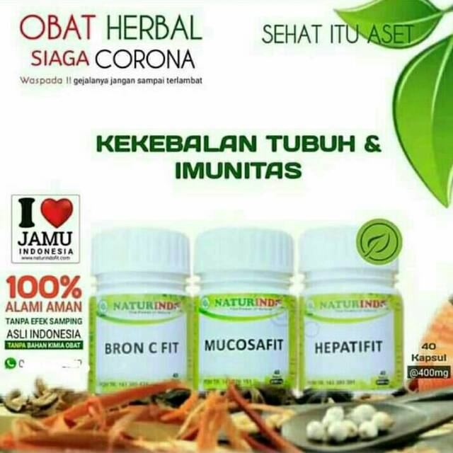 

Naturindo jamu & herbal meningkatkan imunitas tubuh 100% Halal