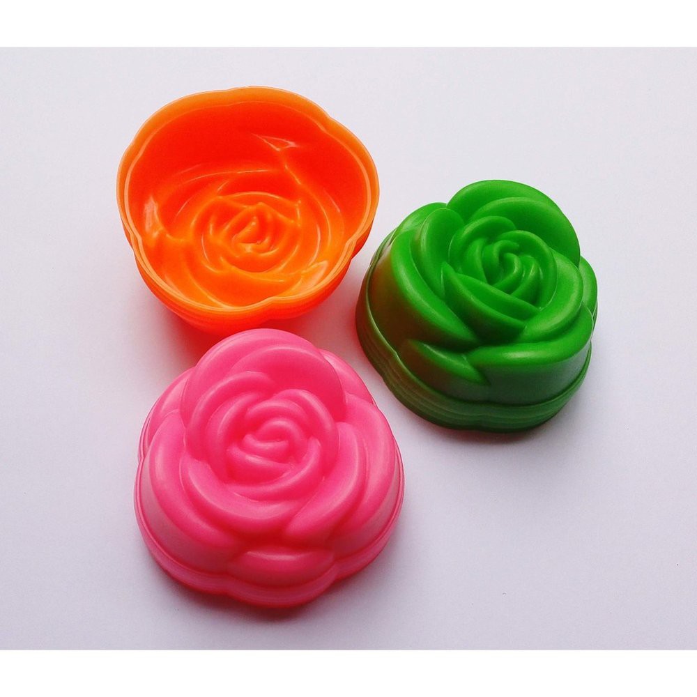 Cetakan Plastik Kue Kukus Puding Agar Putu Ayu Talam Jelly Bunga Mawar Besar Kecil Belimbing Bintang