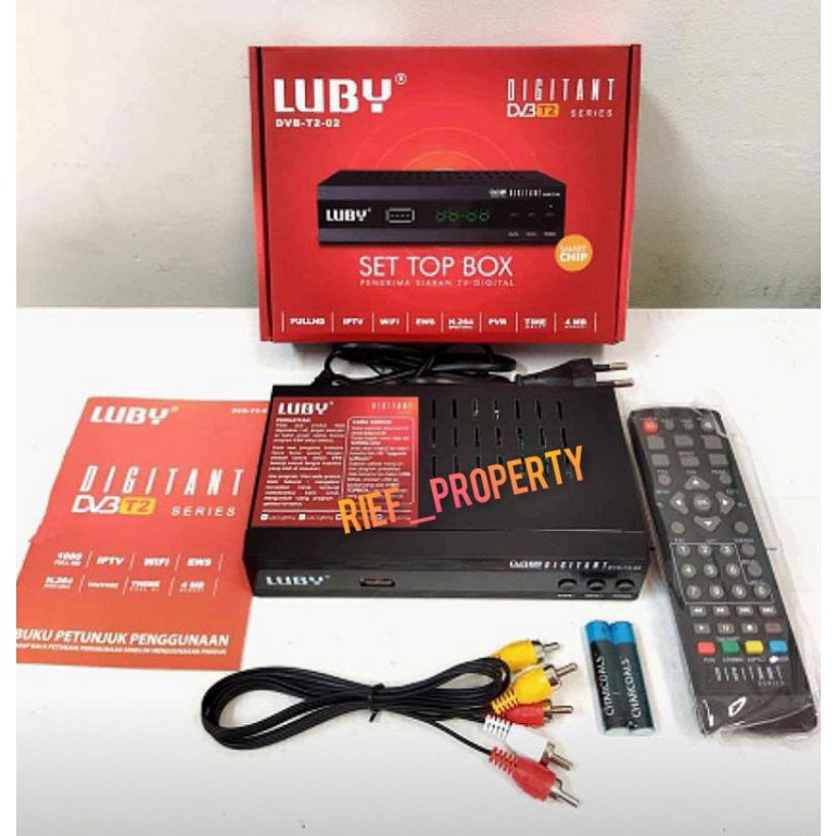 Set top box luby mangubah tv analog ke tv digital