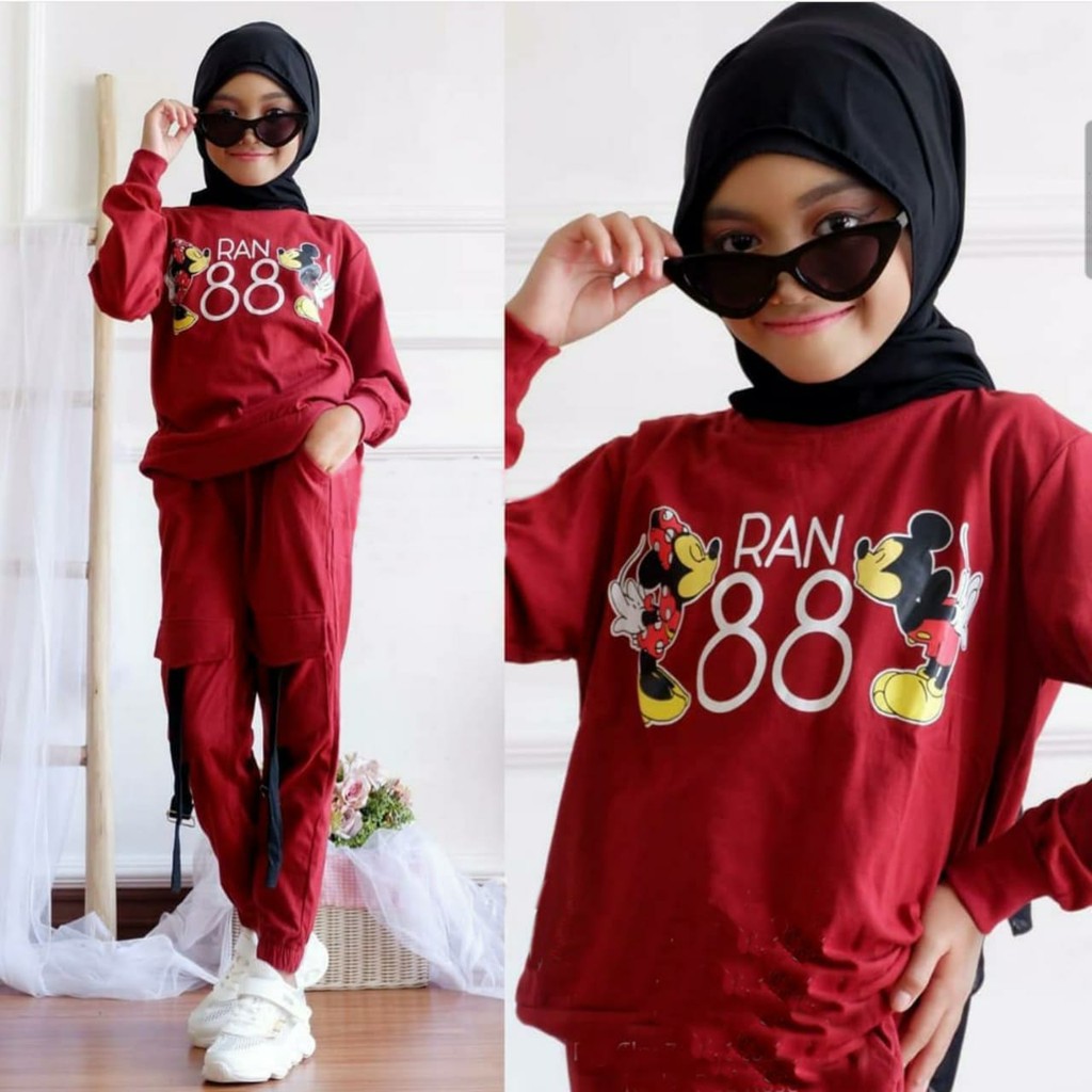 PAKAIAN SETELAN ANAK FREYA DMR