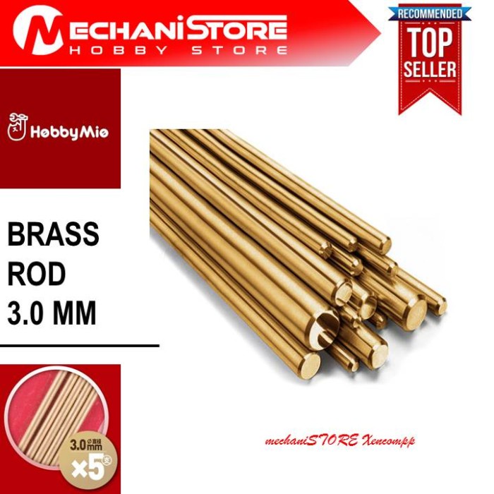 HOBBY MIO BRASS / COPPER ROD 3.0MM - DIORAMA MG HG GUNDAM FIGURE