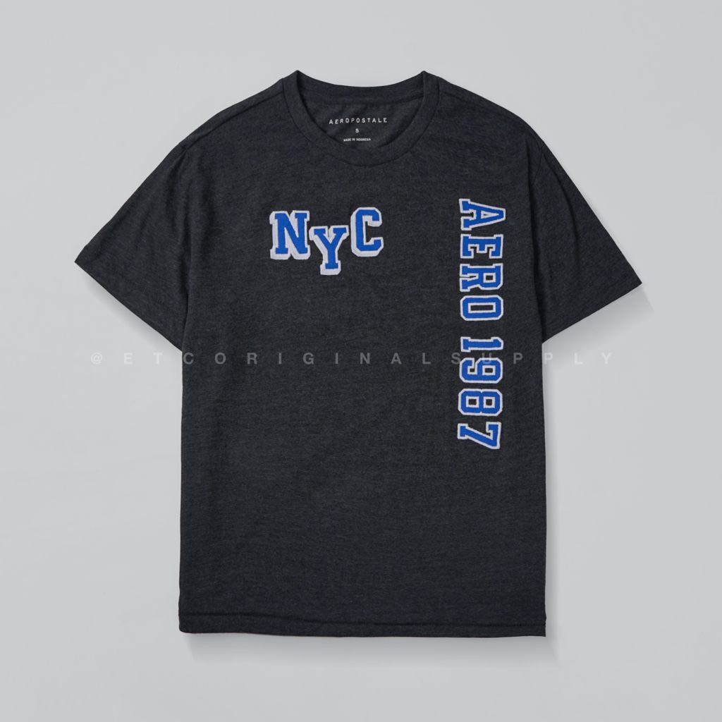 Kaos Aeropostale NYC Tshirt Dark Grey ORIGINAL