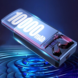 (COD) PL 10000mah Powerbank With Earphone USB Charging Case LED Display Headset Powercase
