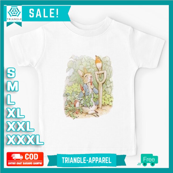 Kaos Baju Anak PETER RABBIT, Nursery Characters, Peter Rabbit Premium Quality