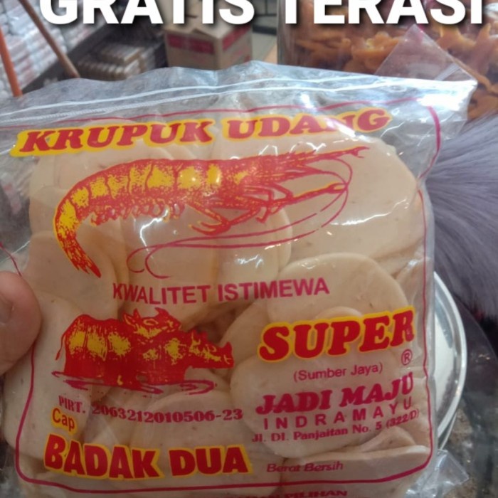 

PROMO Krupuk Udang Super Badak Dua Sedang 500gram ENAK GRATIS TERASI