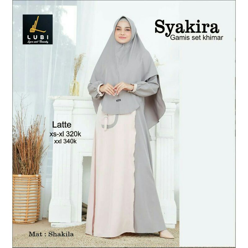 GAMIS + KHIMAR LUBI SYAKIRA