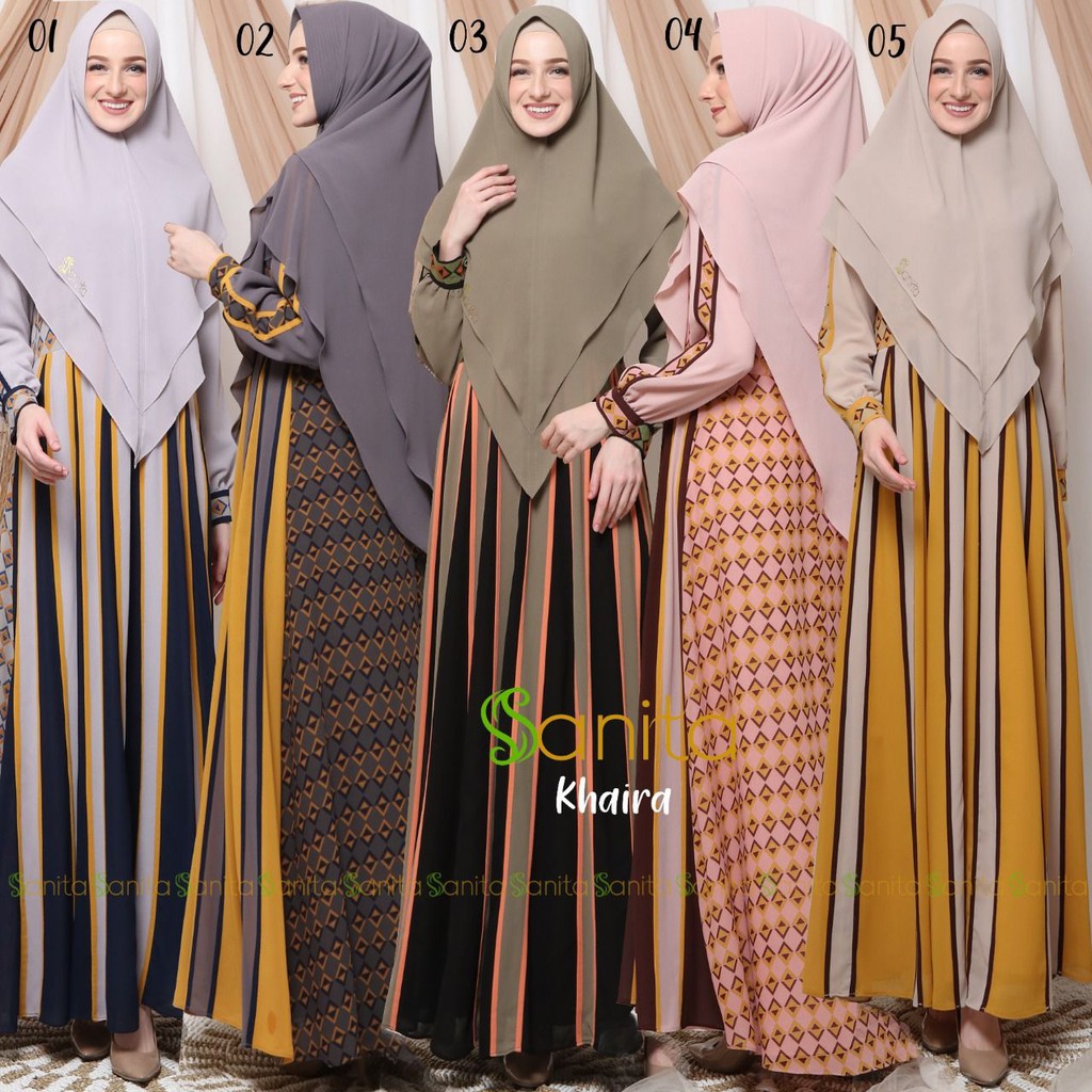 gamis syar' khaira by sanita