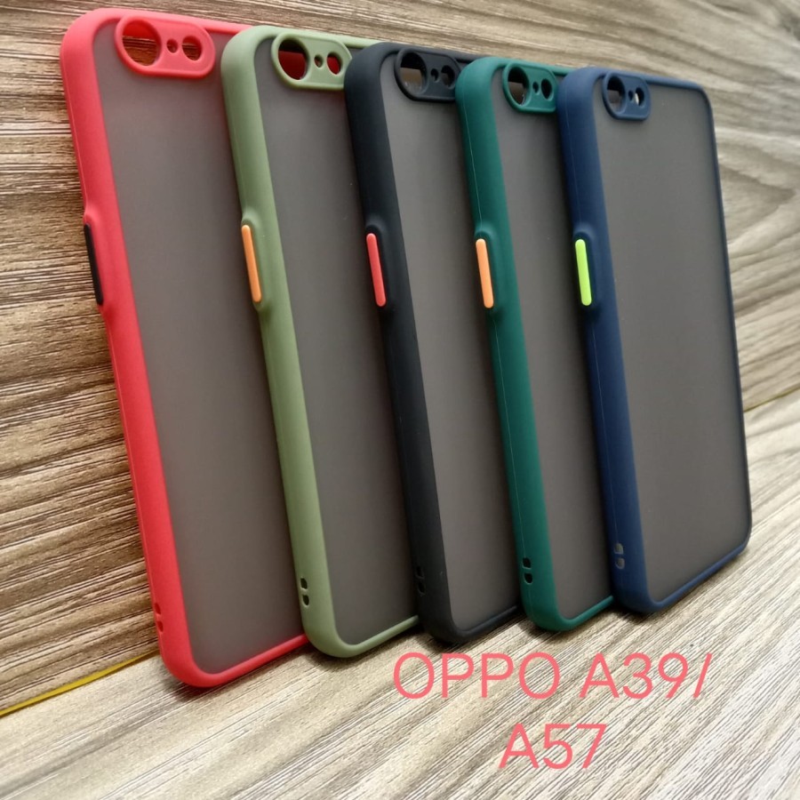 OPPO A39 A57 A83 A71 CASE SOFT DOFF HARDCASE MATTE FUZE TRANSPARANT