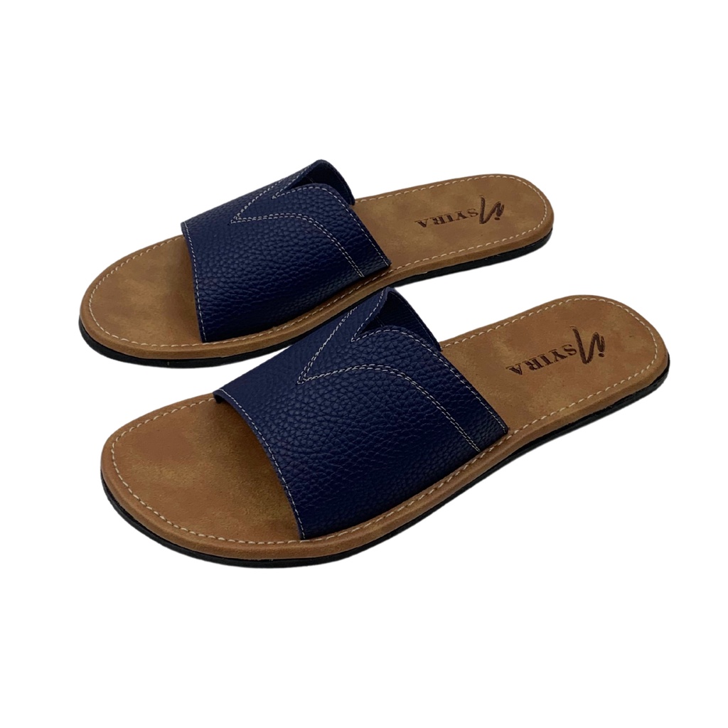 Insyira - Sandal Wanita Delina / Sandal Slop Wanita Non Slip Alas Coklat