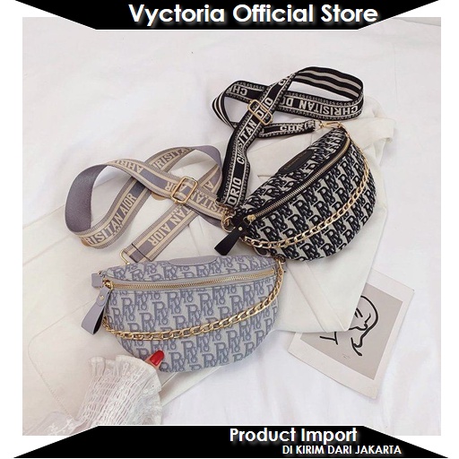 (COD) Vyctoria VOS5148 Tas Pinggang Wanita Waistbag Import Slingbag EL5148 JT12622 LT1358 BQ3257 CR7327 12622 1358 7327 5148 3257