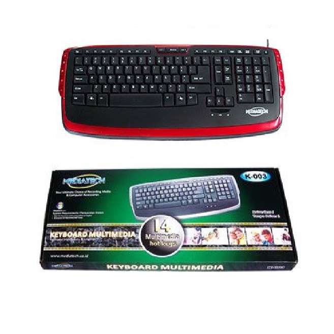 Mediatech Multimedia Keyboard K-003 - 52003