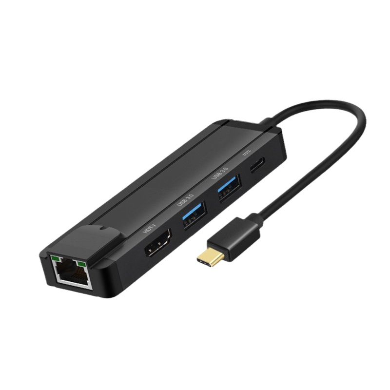 Vivi Hub USB Type C 5in1 Ultra Slim Dengan Ethernet, PD Charging 4K HDMI-compatibl