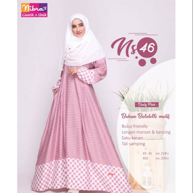 Original Gamis Nibras Syar'i NS 46