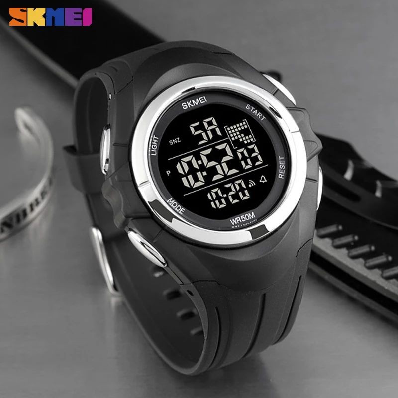 SKMEI 1790 Jam Tangan Pria Wanita Digital Chronograph Sport Watch Anti Air Tali Rubber WATCHKITE WKOS