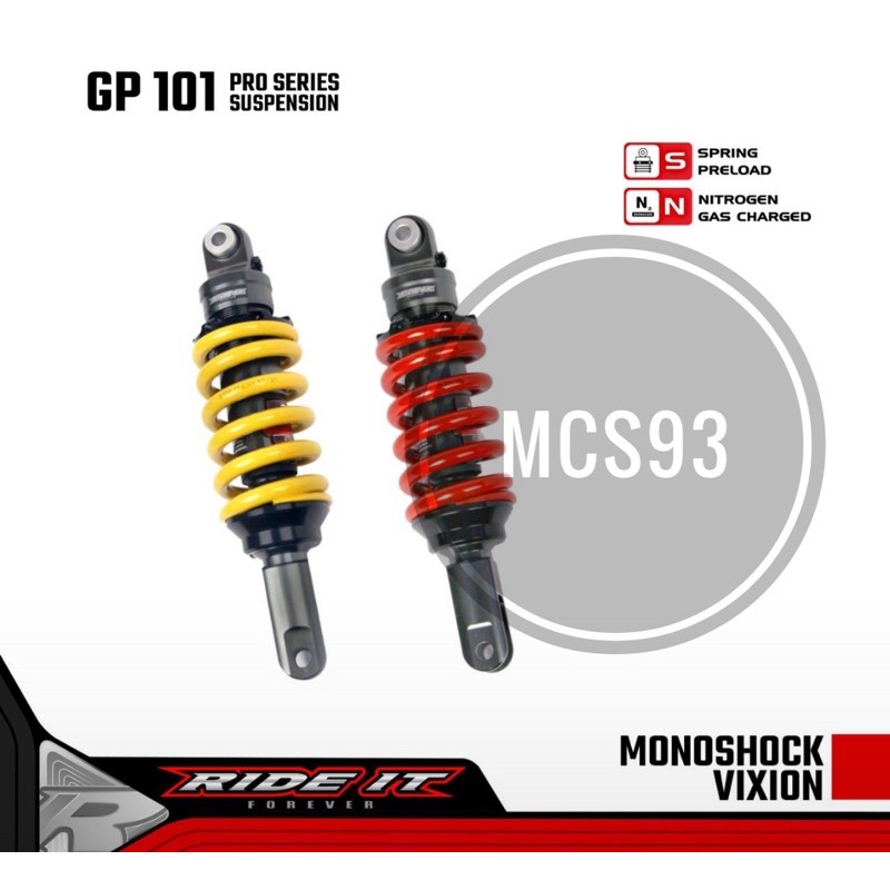 MONOSHOCK VIXION PREMIUM RIDE IT GP SERIES