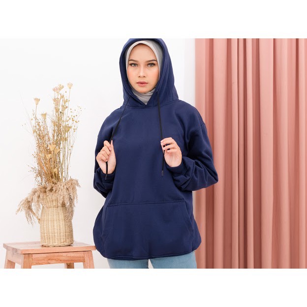 Sweater Hoodie Oversize Polos Jaket Pria Wanita Premium Switer