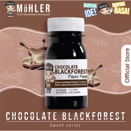 

✪KZL✪ PERISA MOHLER CHOCOLATE BLACKFOREST - PERISA PASTA MAKANAN DAN MINUMAN PENAMBAH RASA COKLAT - Möhler Flavor Paste Chocolate Blackforest - Pasta Perisa & Pewarna Cokelat Blackforest 60Gr