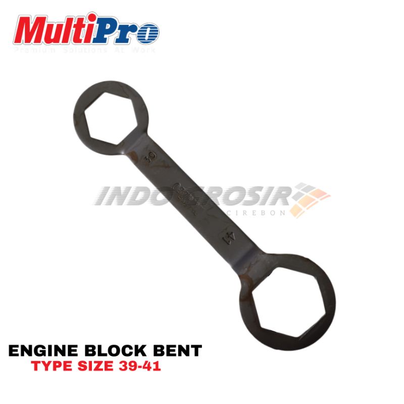 Multipro Kunci Blok Mesin 39X41 Kopling CVT Motor Matic Engine Block Bent