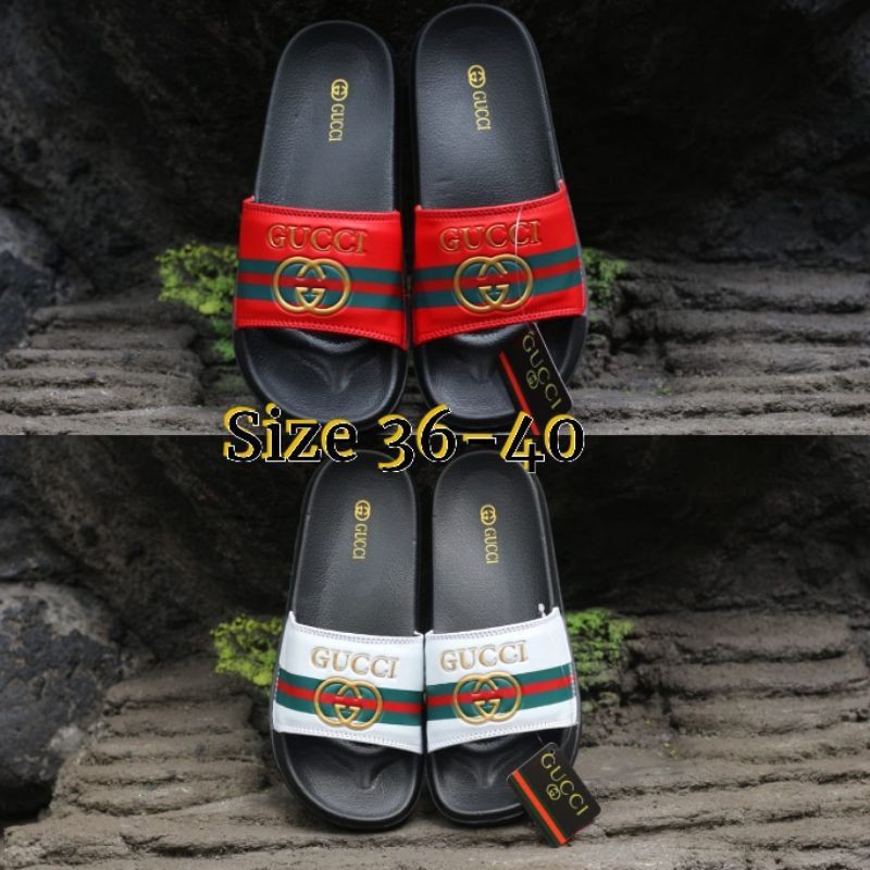 SANDAL SLIDE GUCCI FOR MEN/WOMEN ORIGINAL