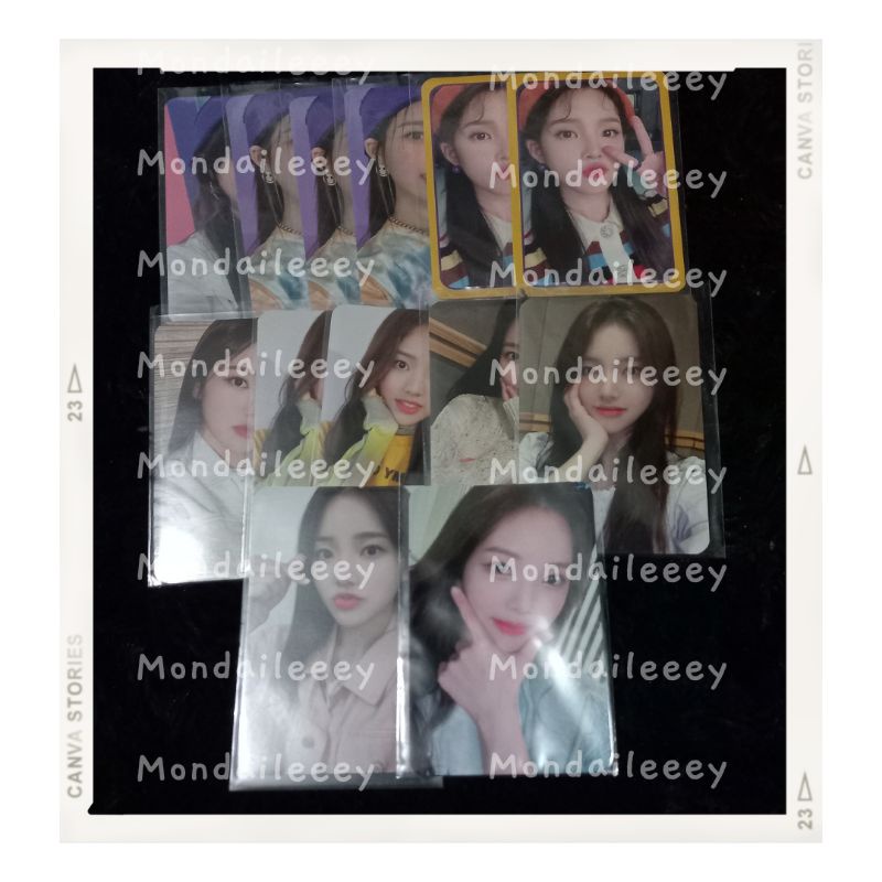 WEEEKLY SOOJIN BENEFIT PHOTOCARD WE PLAY joeun music kore mukor wd makestar