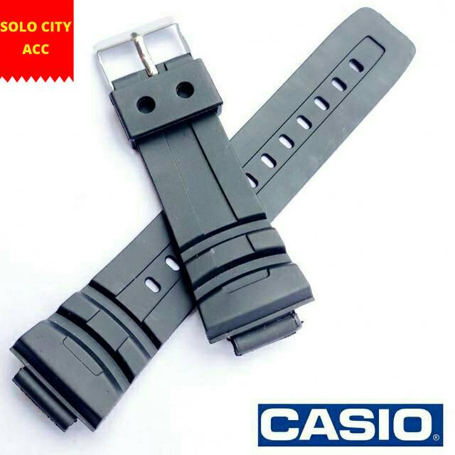 STRAP TALI JAM CASIO G-7700 G7700 G 7700 WARNA HITAM FREE PEN