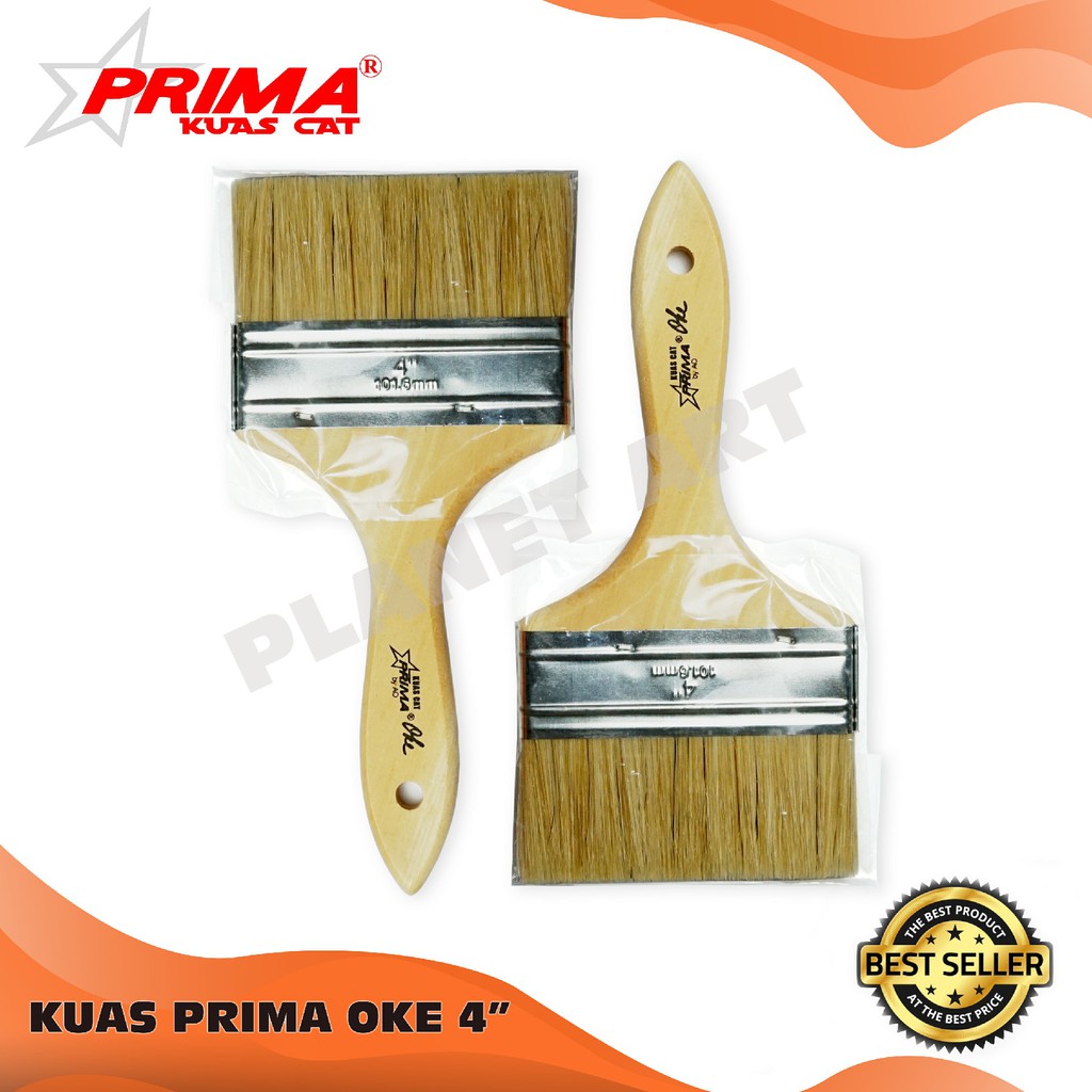 KUAS CAT 4&quot; INCH PRIMA / KOAS TANGAN PRIMA Oke 4INCI