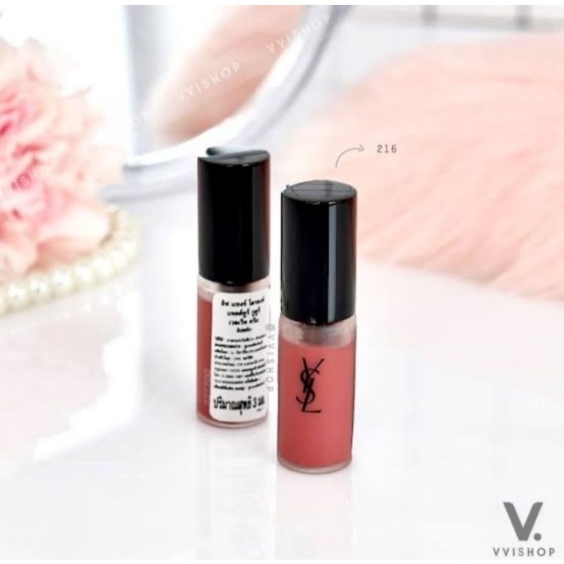 YSL Tatouge Couture Velvet Lip Cream 216 Nude Emblem - mini size 3ml