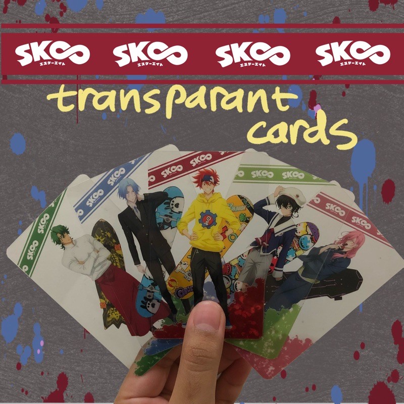 SK8 The Infinity - Transparant Cards