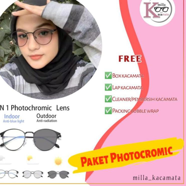 KACAMATA MURAH PAKET FRAME+PHOTOCROMIC NORMAL/1920