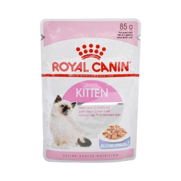 Royal Canin Kitten Instinctive Jelly Pouch 85gr Wet Food Sachet 85 gr