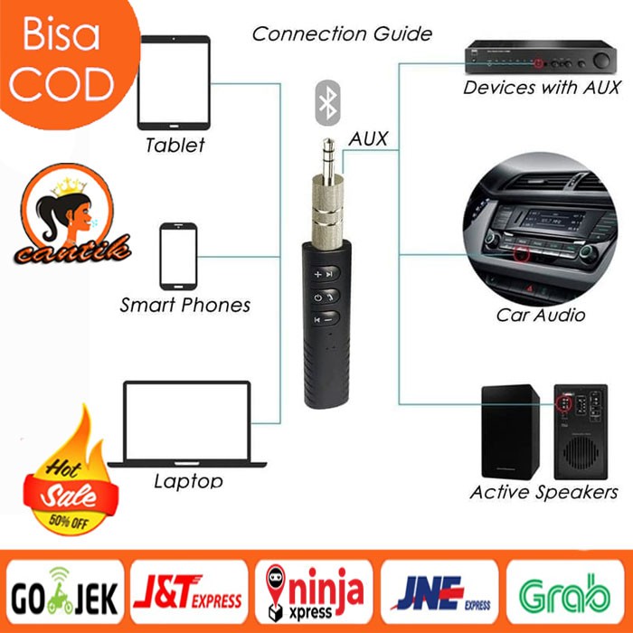 BLUETOOTH WIRELESS AUDIO RECEIVER AUDIO JACK MUSIC BT-450 / BT-301