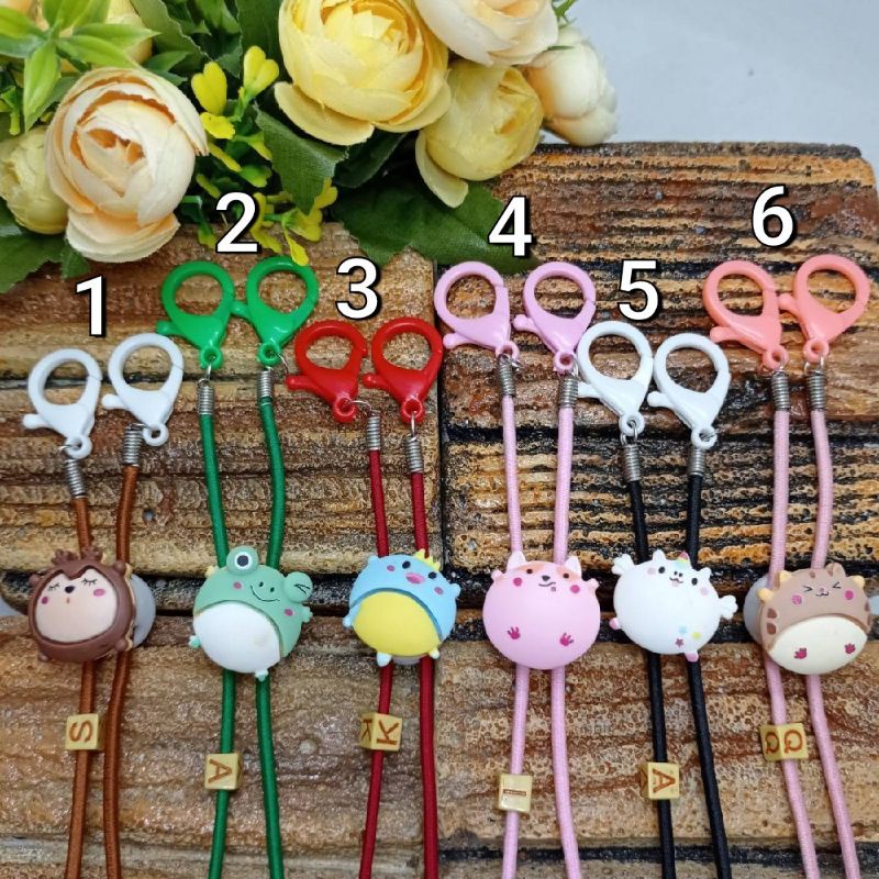 strap masker anak cowok strap masker karakter kalung masker anak gantungan tali kokot strapmask 2in1
