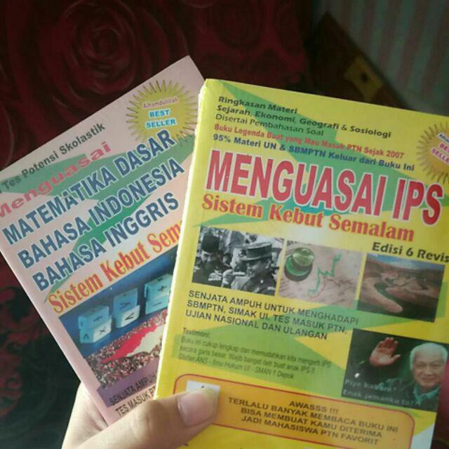 Menguasai Matematika Dasar, Indonesia, Inggris Sistem Kebut Semalam/ Sks Tkdu/ sbmptn/ Buku Utbk-7