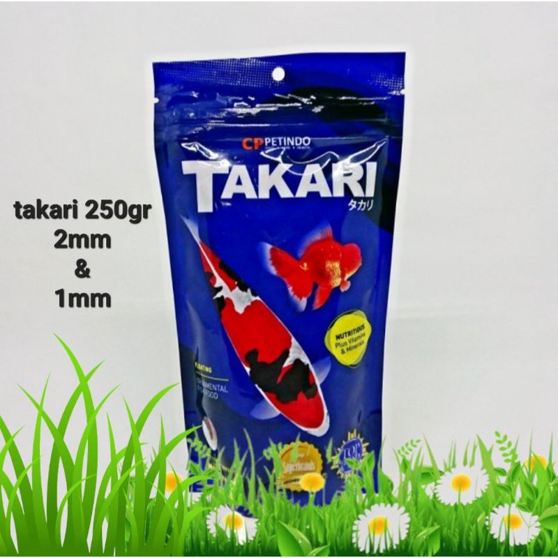 takari 250gr pelet pakan ikan koki koi dll