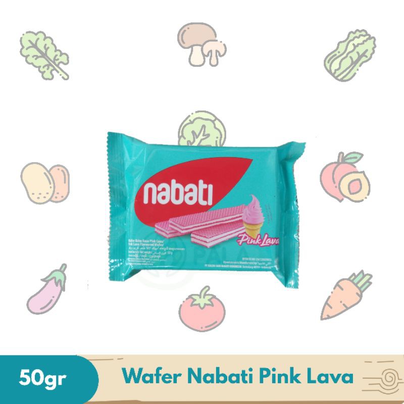 Wafer Nabati Pink Lava