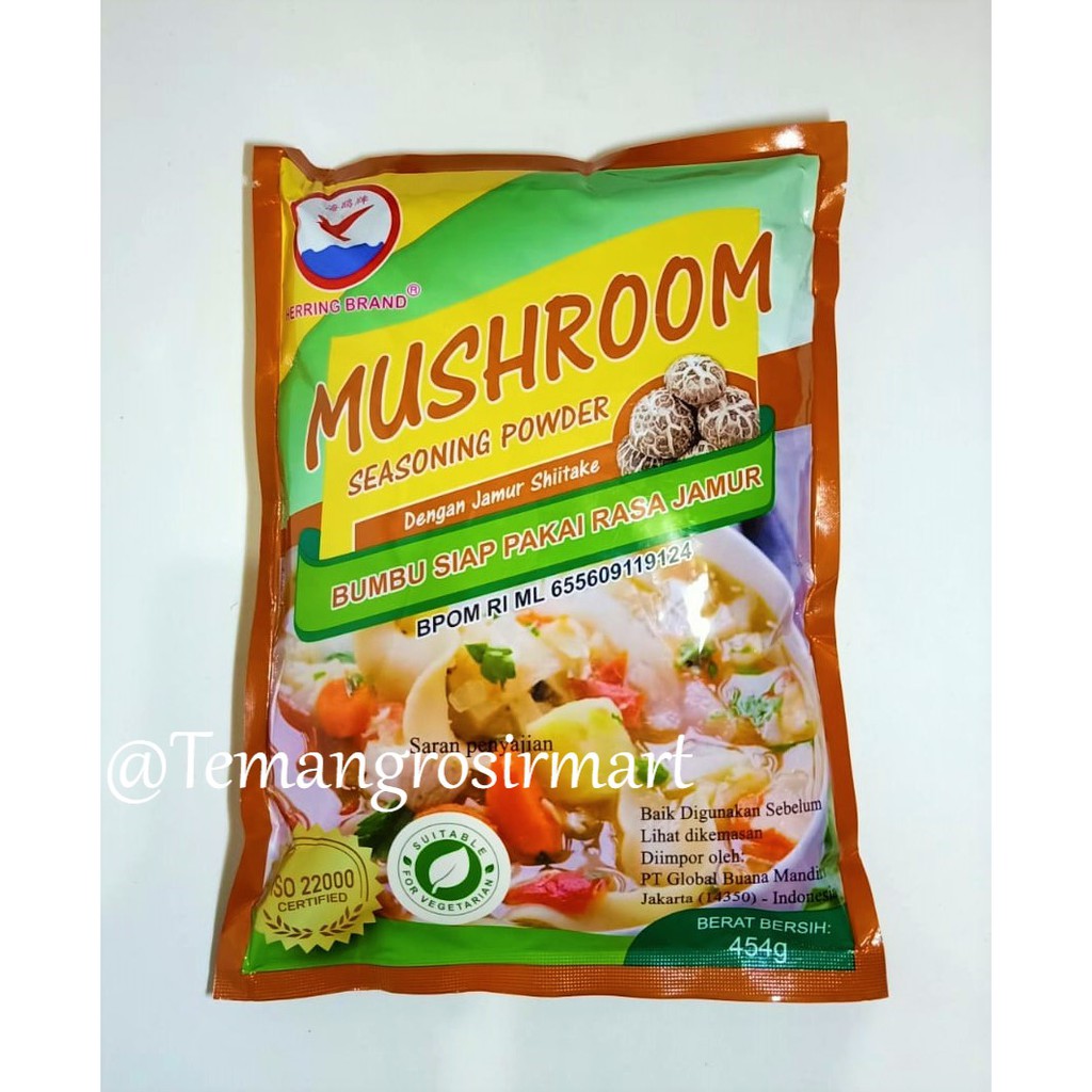 

Kaldu Jamur Herring Brand 454 gram / Mushroom Seasoning