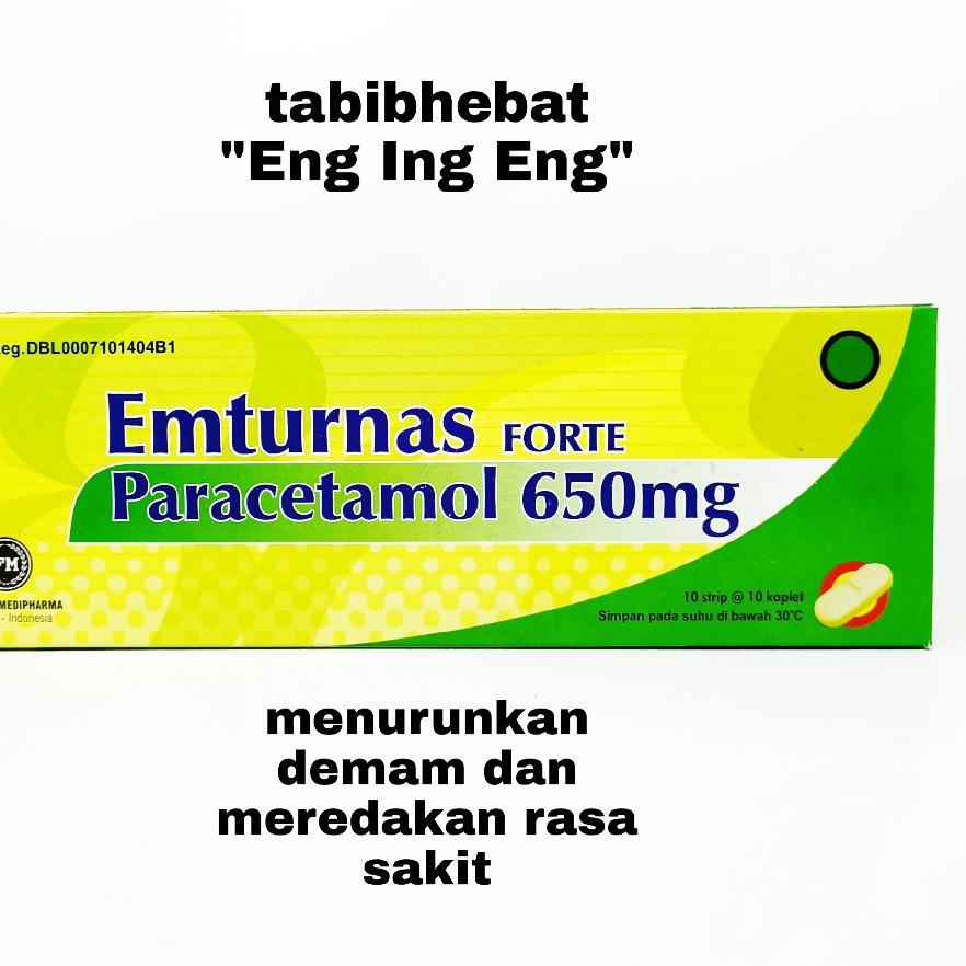 Paracetamol Box Emturnas
