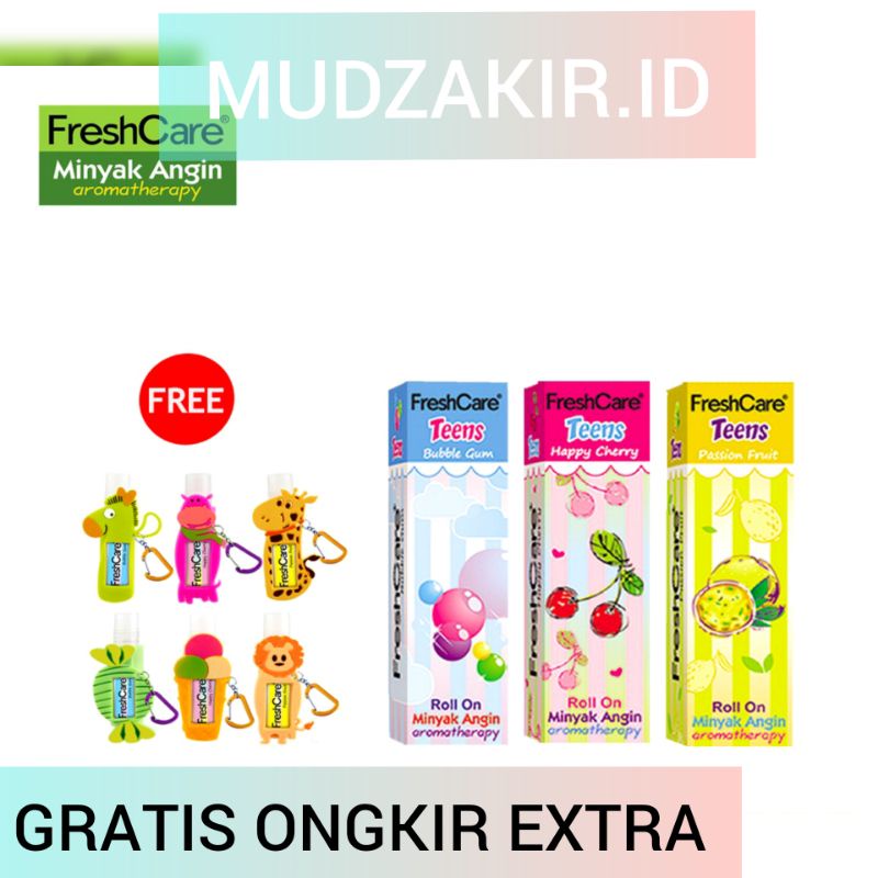 [MD] PAKET FRESHCARE TEENS ANIMAL HOLDER MINYAK AROMA THERAPY