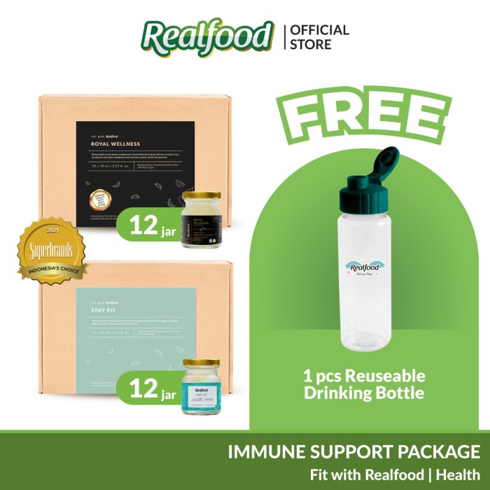 

(BISA COD) Realfood Immune Support Minuman Sarang Burung Walet (Nutrisi Imun)