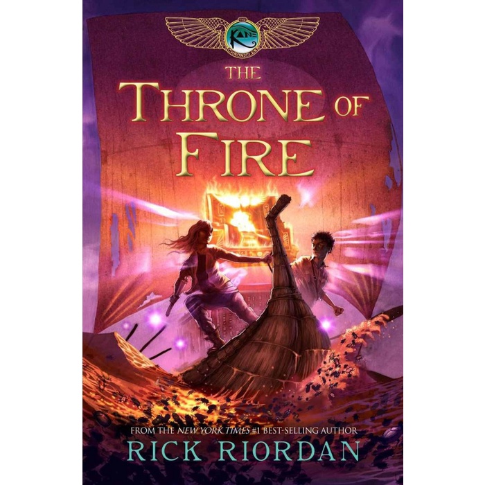 

FLASH SALE!!! THE KANE CHRONICLES, BOOK TWO: THRONE OF FIRE - RICK RIORDAN TERMURAH