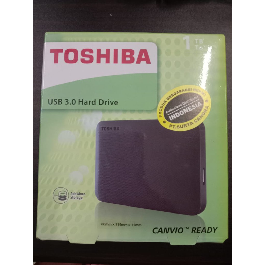 HDD TOSHIBA 1 TB CANVIO BASIC