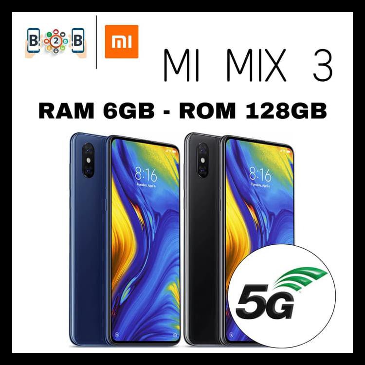 XIAOMI MI MIX 3 - 6/128 GB - RAM 6GB - ROM 128GB - MIMIX 3 - BIRU KODE 227